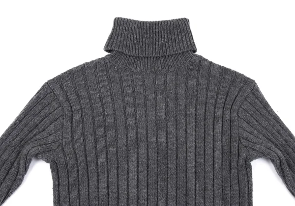 45rpm 45R Wool Turtle Neck Rib Knit Sweater K-164075_003
