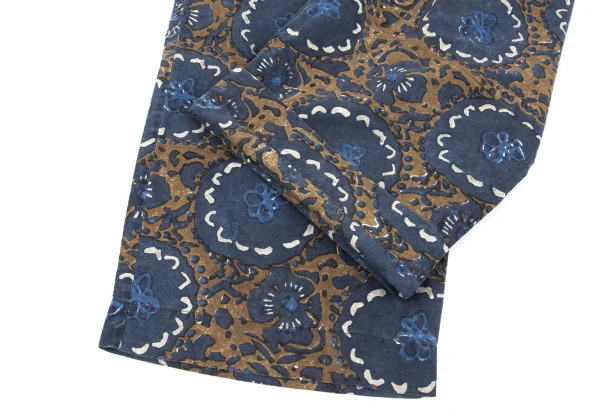 45rpm 45R  Indigo Dyed Floral Pattern Cotton Wide Pants K-164079_009