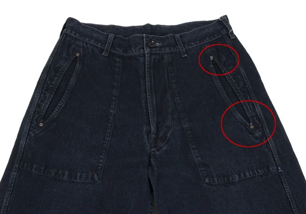 45rpm 45R コットンスラッシュポケットワイドデニム インディゴ2 (K