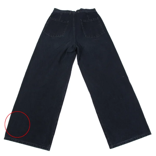 45R】コットン 刺繍 ブラウス インディゴ(サイズ2) 45R】コットン 刺繍