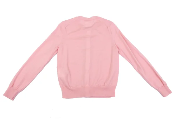 COMME des GARCONS GIRL Heart Button Wool Knit Cardigan K-164081_010