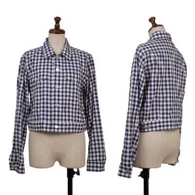 COMME des GARCONS GIRL Gingham Check Shirt Jacket