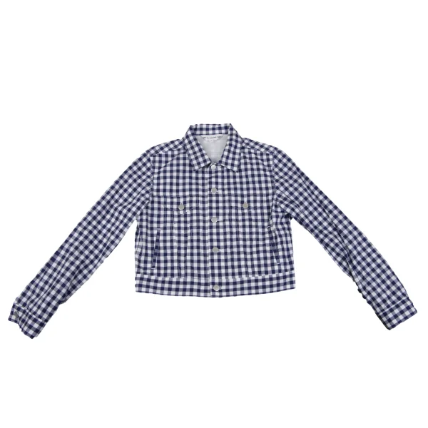 COMME des GARCONS GIRL Gingham Check Shirt Jacket K-164083_002