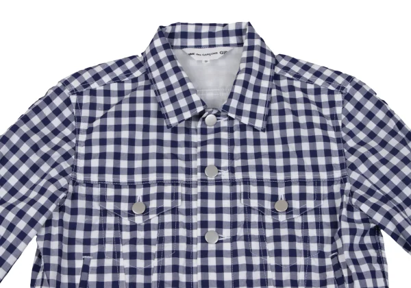 COMME des GARCONS GIRL Gingham Check Shirt Jacket K-164083_003