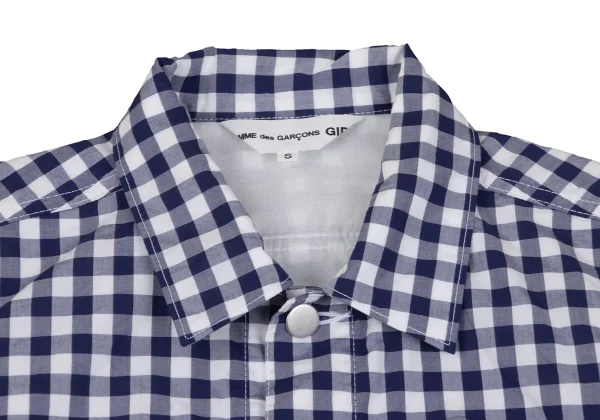 COMME des GARCONS GIRL Gingham Check Shirt Jacket K-164083_004