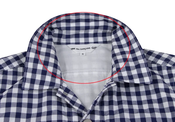 COMME des GARCONS GIRL Gingham Check Shirt Jacket K-164083_006