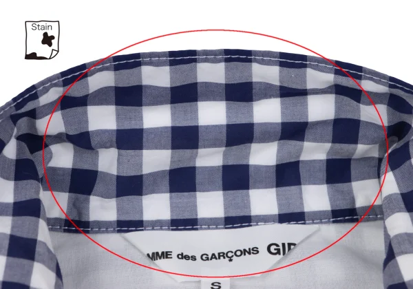 COMME des GARCONS GIRL Gingham Check Shirt Jacket K-164083_007