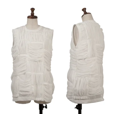 COMME des GARCONS Poly Gather Patchwork Tank Top