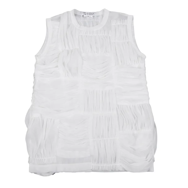 COMME des GARCONS Poly Gather Patchwork Tank Top K-164084_002