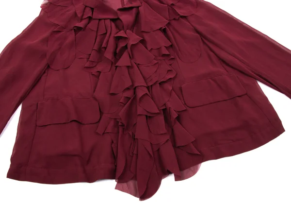 COMME des GARCONS Poly Frill Color See-through Jacket K-164095_008