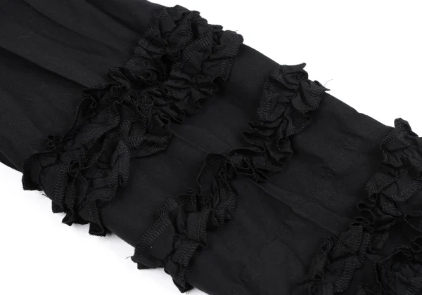 COMME des GARCONS Frill Sleeve Chinese Button Long Jacket K-164096_007