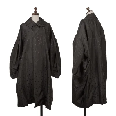 COMME des GARCONS Star Patterned Round Collar Coat