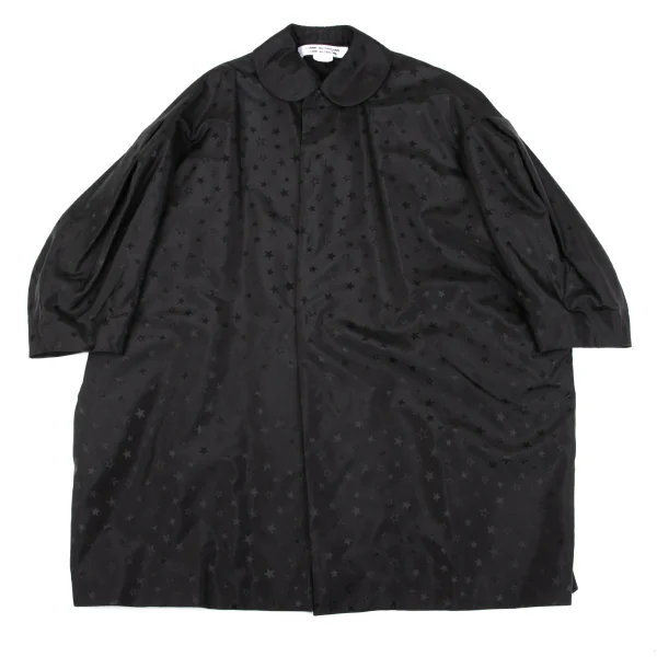 COMME des GARCONS Star Patterned Round Collar Coat K-164098_002