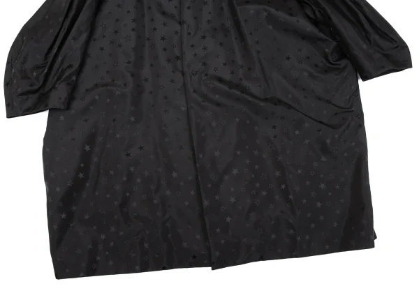 COMME des GARCONS Star Patterned Round Collar Coat K-164098_007