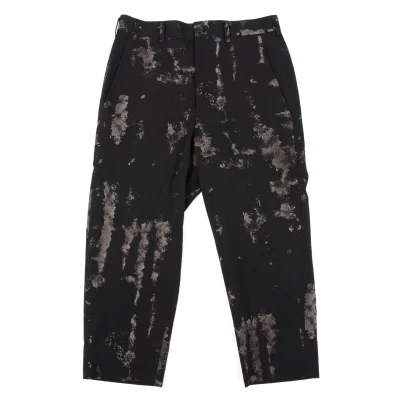 COMME des GARCONS Wool Patterned Cropped Pants