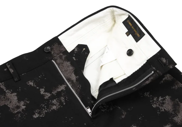 COMME des GARCONS Wool Patterned Cropped Pants K-164101_005