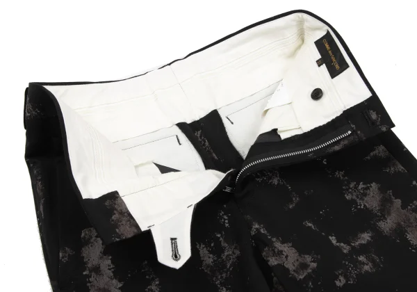 COMME des GARCONS Wool Patterned Cropped Pants K-164101_006
