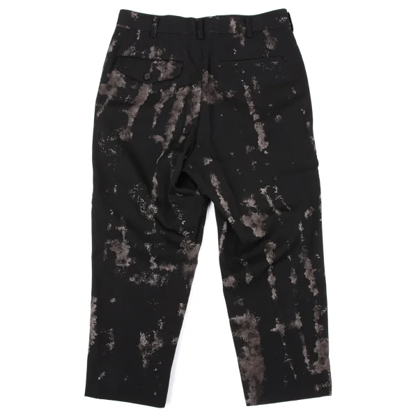 COMME des GARCONS Wool Patterned Cropped Pants K-164101_009