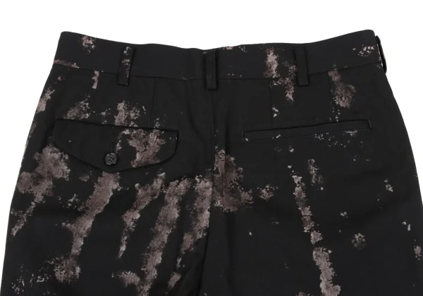 COMME des GARCONS Wool Patterned Cropped Pants K-164101_010