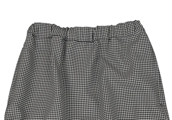 COMME des GARCONS Wool Houndstooth Cutting Frill Skirt K-164102_003