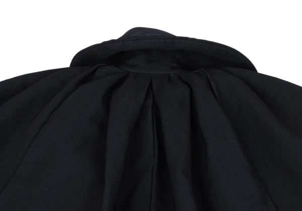 COMME des GARCONS Polyester Round Collar Poncho Coat K-164104_010