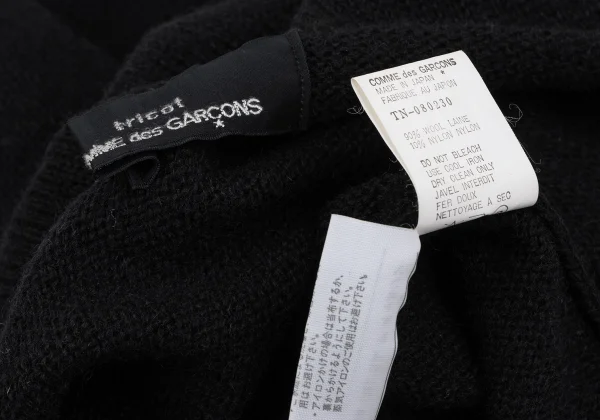 tricot COMME des GARCONS Wool Nylon Flat Design Knit Sweater K-164106_012