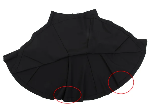 COMME des GARCONS Wool Waist Cut Off Skirt K-164108_006