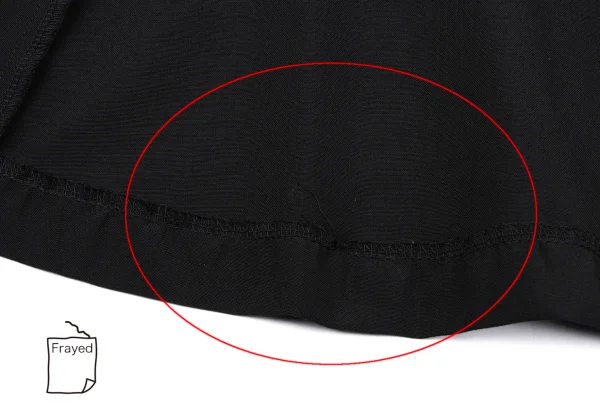 COMME des GARCONS Wool Waist Cut Off Skirt K-164108_007