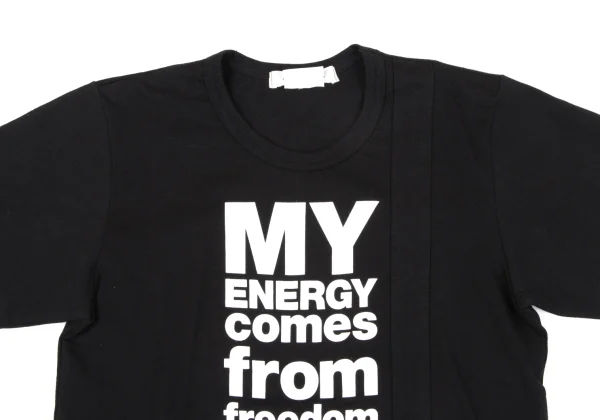 COMME des GARCONS Message Printed T Shirt K-164110_002