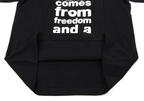 COMME des GARCONS Message Printed T Shirt K-164110_009