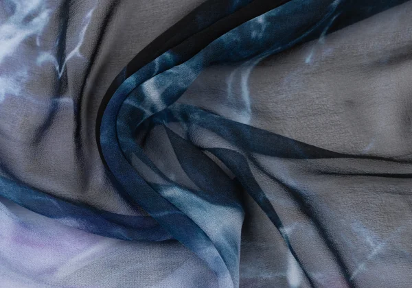 Yohji yamamoto discord Silk Graphic Logo Printed Stole K-164112_007