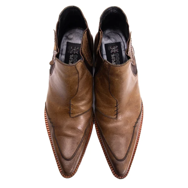 JPG by GAULTIER Side Gore Stitch Leather Boots K-164116_002