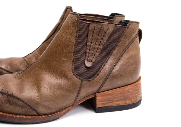 JPG by GAULTIER Side Gore Stitch Leather Boots K-164116_007