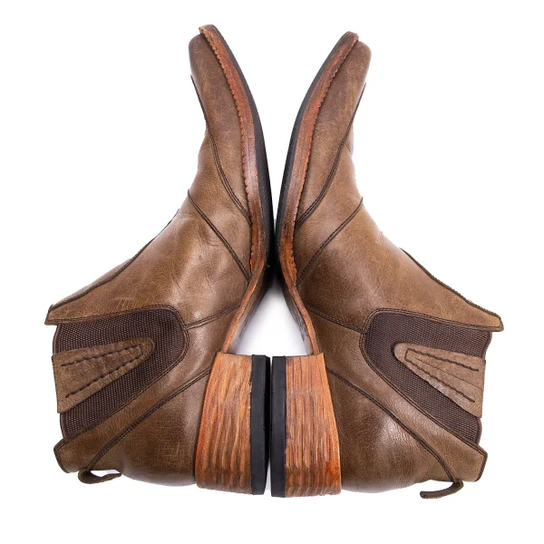 JPG by GAULTIER Side Gore Stitch Leather Boots K-164116_008