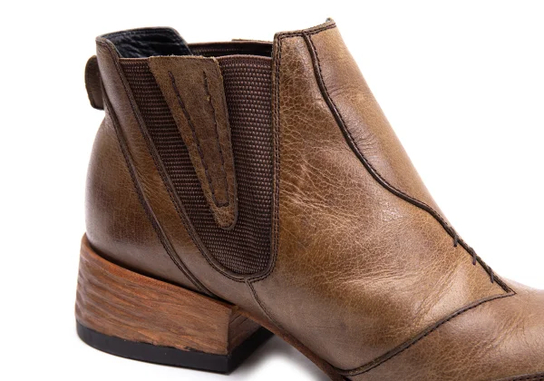 JPG by GAULTIER Side Gore Stitch Leather Boots K-164116_009