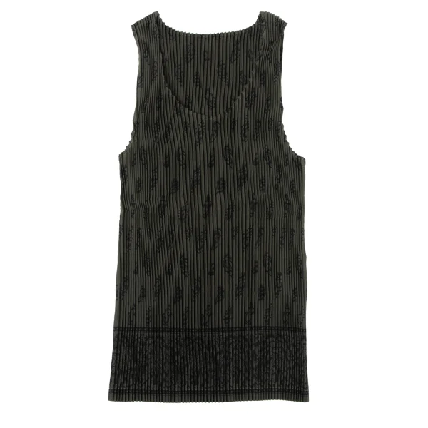 ISSEY MIYAKE Paisley Print Pleated Tank Top K-164120_002