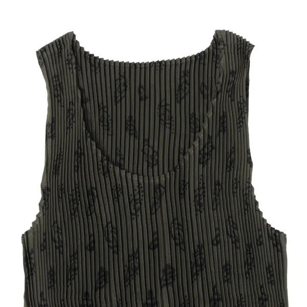 ISSEY MIYAKE Paisley Print Pleated Tank Top K-164120_003