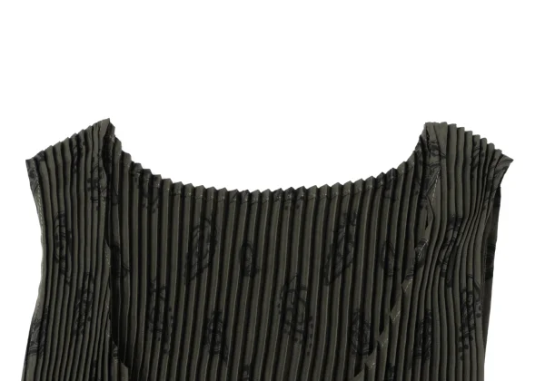 ISSEY MIYAKE Paisley Print Pleated Tank Top K-164120_004