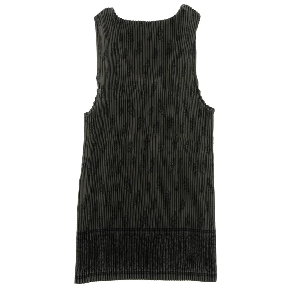 ISSEY MIYAKE Paisley Print Pleated Tank Top K-164120_009