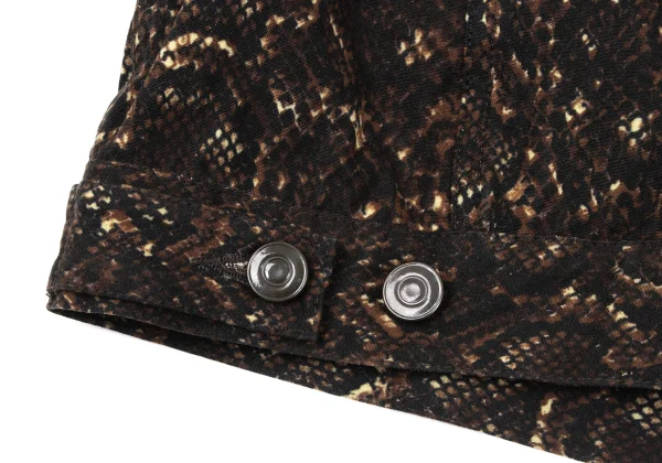 A.P.C. Patterned Cotton Oiled Jacket K-164127_012