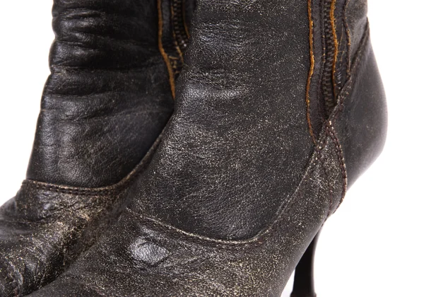 期間限定値下げmiu miu ブーツ 国内即発】MIU MIU レザー ブーティー (MiuMiu/ショートブーツ