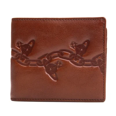 Vivienne Westwood MAN Chain Orb Emboss Leather Wallet