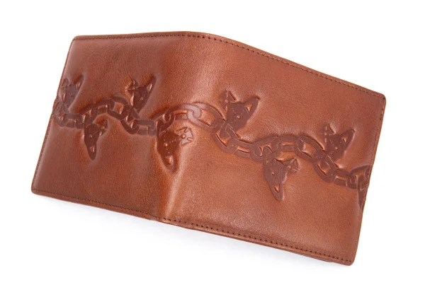 Vivienne Westwood MAN Chain Orb Emboss Leather Wallet K-164131_006