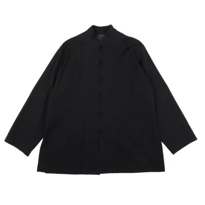 s'yte Wool Gaba Stand Collar Chinese Jacket