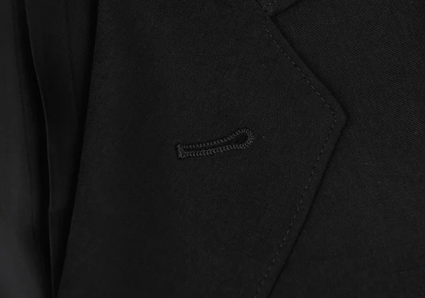 ヨウジヤマモト プールオムYohji Yamamoto POUR HOMME クレープデシンポケットデザイン3Bジャケット 黒4 K-164136_004