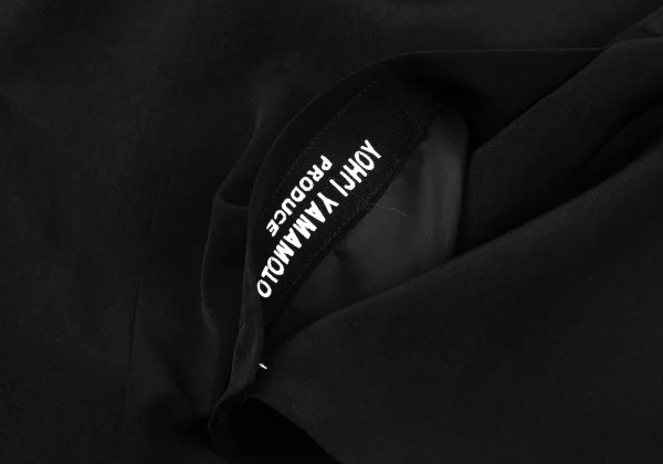 ヨウジヤマモト プールオムYohji Yamamoto POUR HOMME クレープデシンポケットデザイン3Bジャケット 黒4 K-164136_013