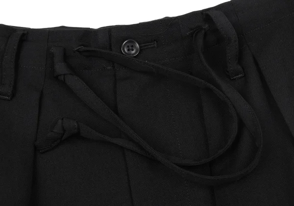 Yohji Yamamoto POUR HOMME Wool Gaba Tuck Balloon Pants K-164137_003