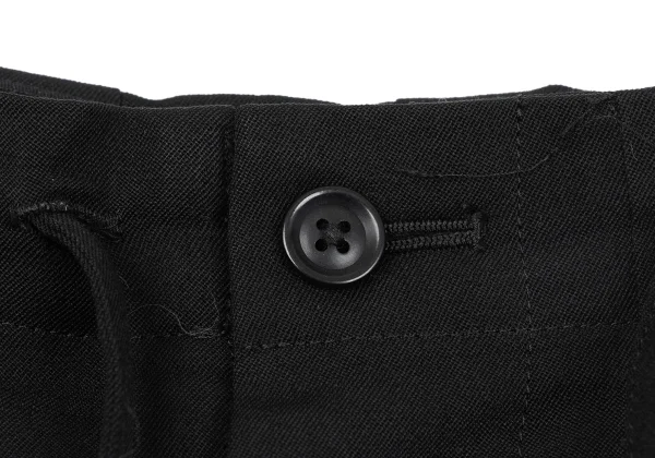 Yohji Yamamoto POUR HOMME Wool Gaba Tuck Balloon Pants K-164137_004