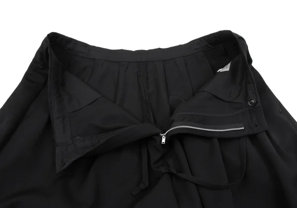 Yohji Yamamoto POUR HOMME Wool Gaba Tuck Balloon Pants K-164137_005