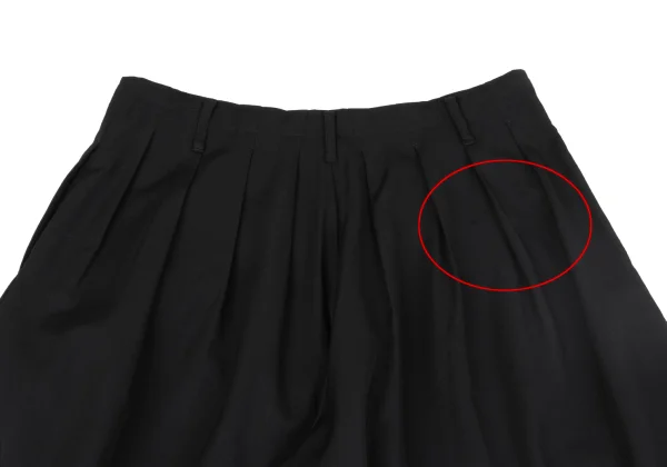 Yohji Yamamoto POUR HOMME Wool Gaba Tuck Balloon Pants K-164137_013